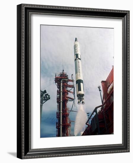 Lift-off of Gemini-Titan 11, Cape Canaveral, Florida-Stocktrek Images-Framed Photographic Print