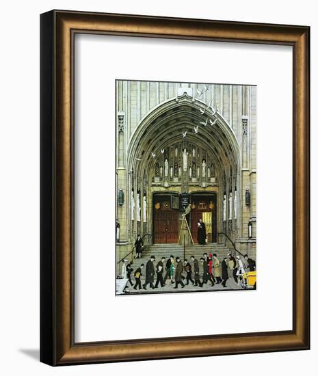Lift Up Thine Eyes-Norman Rockwell-Framed Giclee Print