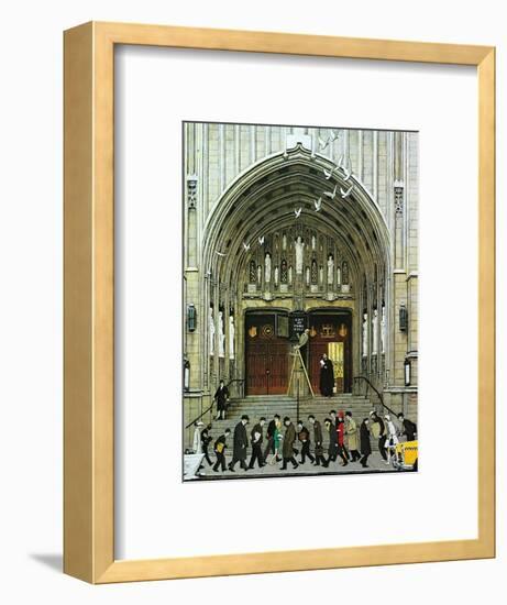 Lift Up Thine Eyes-Norman Rockwell-Framed Giclee Print