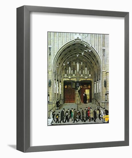 Lift Up Thine Eyes-Norman Rockwell-Framed Giclee Print