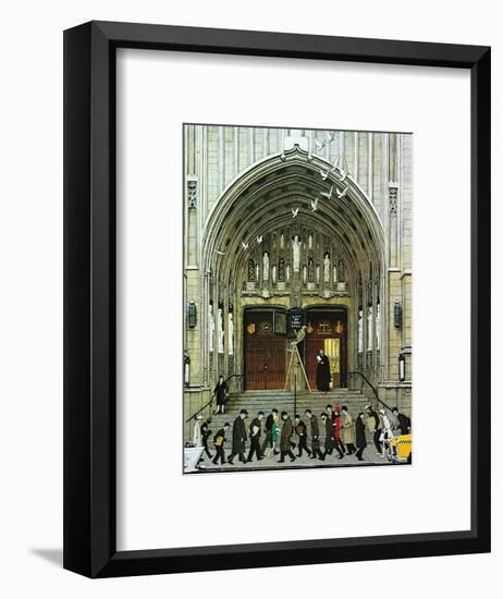 Lift Up Thine Eyes-Norman Rockwell-Framed Giclee Print