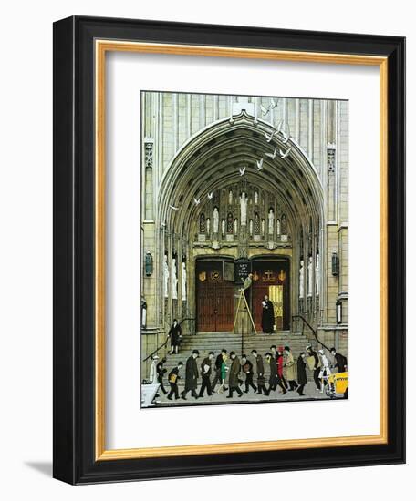 Lift Up Thine Eyes-Norman Rockwell-Framed Giclee Print