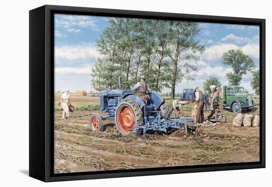 Lifting the Crop-Trevor Mitchell-Framed Premier Image Canvas
