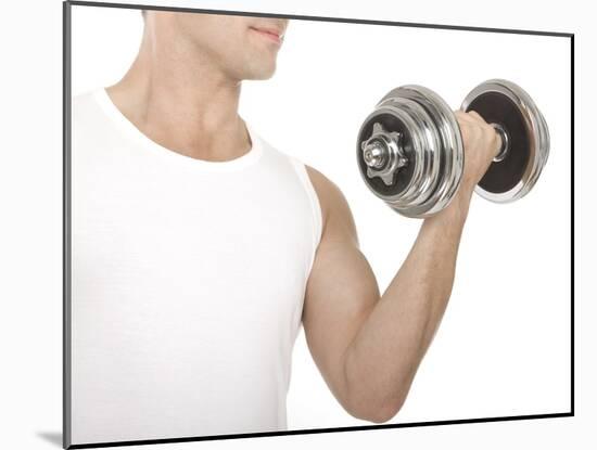 Lifting Weights-Science Photo Library-Mounted Photographic Print