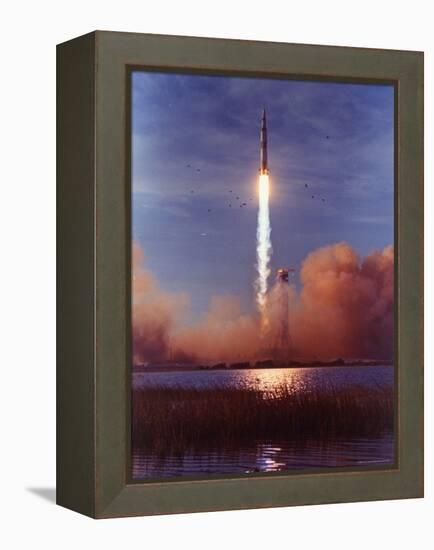 Liftoff of Apollo 8-Ralph Morse-Framed Premier Image Canvas