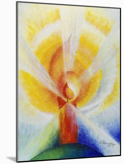 Light and Burning Candle, 2001-Annette Bartusch-Goger-Mounted Giclee Print