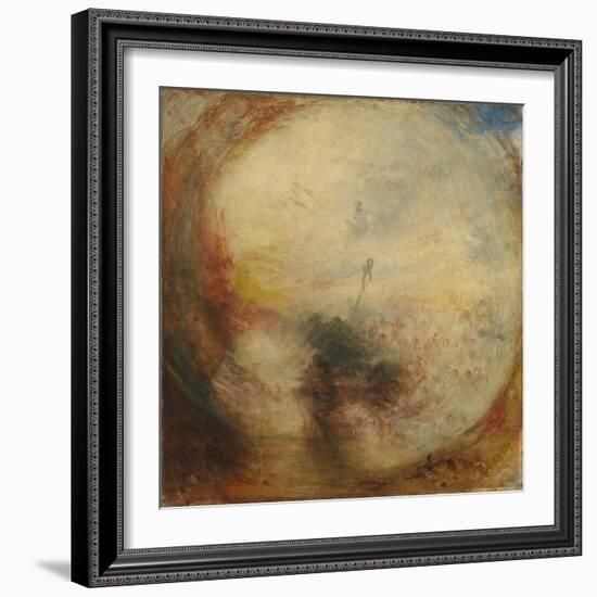 Light and Colour (Goethe's Theory), the Morning after the Deluge, Moses Writing the Book of Genesis-J. M. W. Turner-Framed Giclee Print