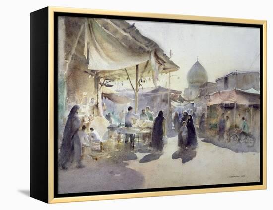 Light and Shade, Shiraz Bazaar, 1994-Trevor Chamberlain-Framed Premier Image Canvas