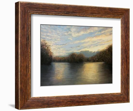 Light At The End Of The Day-kirilstanchev-Framed Art Print