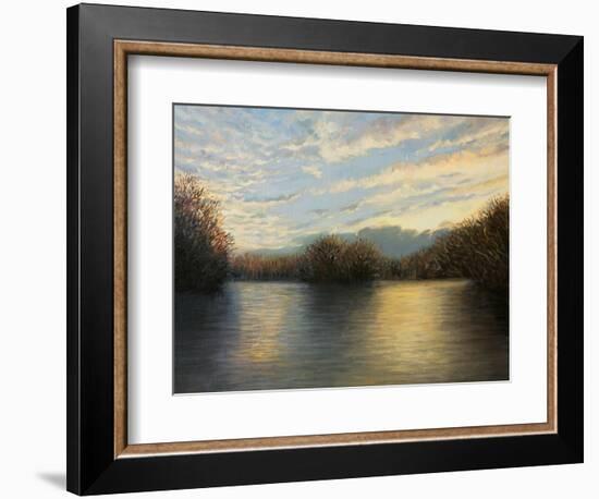 Light At The End Of The Day-kirilstanchev-Framed Art Print