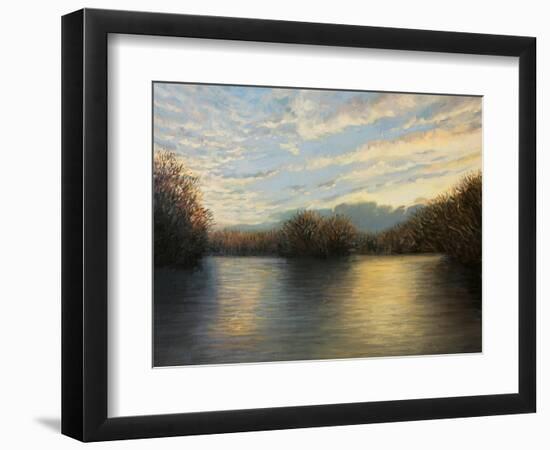 Light At The End Of The Day-kirilstanchev-Framed Art Print