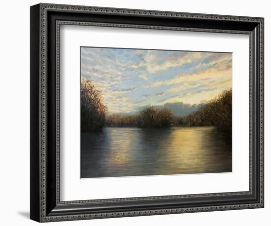 Light At The End Of The Day-kirilstanchev-Framed Art Print