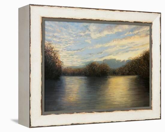 Light At The End Of The Day-kirilstanchev-Framed Stretched Canvas