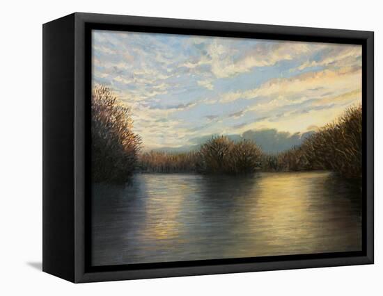 Light At The End Of The Day-kirilstanchev-Framed Stretched Canvas