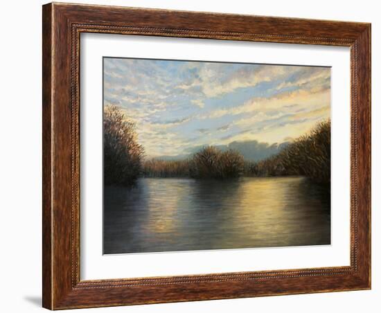 Light At The End Of The Day-kirilstanchev-Framed Art Print