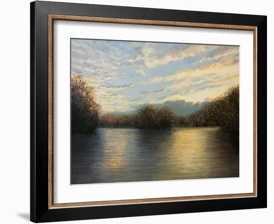 Light At The End Of The Day-kirilstanchev-Framed Art Print