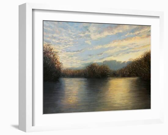 Light At The End Of The Day-kirilstanchev-Framed Art Print