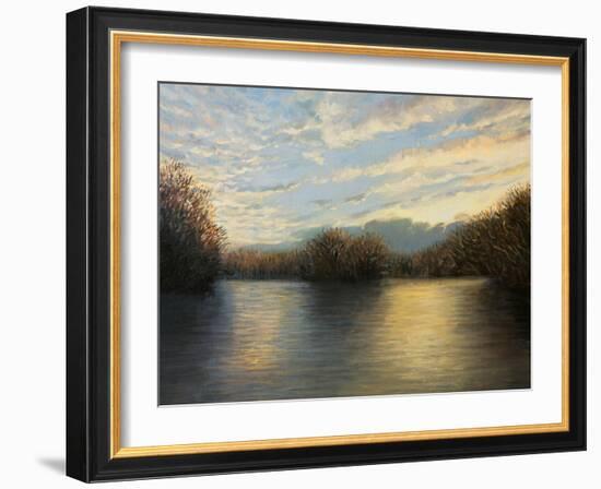 Light At The End Of The Day-kirilstanchev-Framed Art Print