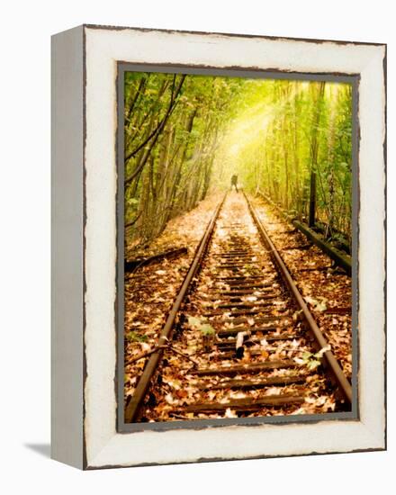 Light at the End of the Line-Nathan Wright-Framed Premier Image Canvas