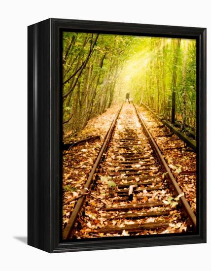 Light at the End of the Line-Nathan Wright-Framed Premier Image Canvas