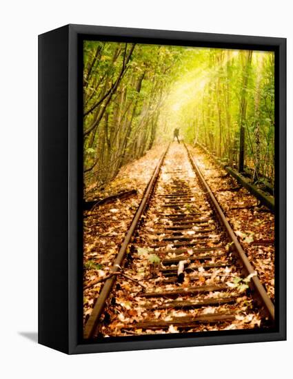 Light at the End of the Line-Nathan Wright-Framed Premier Image Canvas