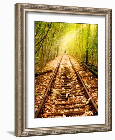 Light at the End of the Line-Nathan Wright-Framed Photographic Print