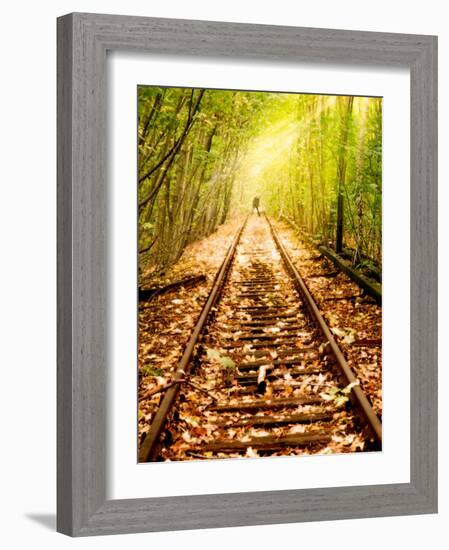 Light at the End of the Line-Nathan Wright-Framed Photographic Print