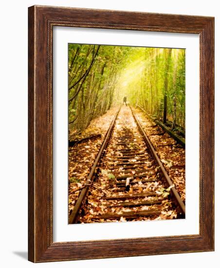 Light at the End of the Line-Nathan Wright-Framed Photographic Print