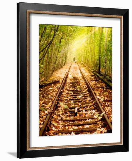 Light at the End of the Line-Nathan Wright-Framed Photographic Print