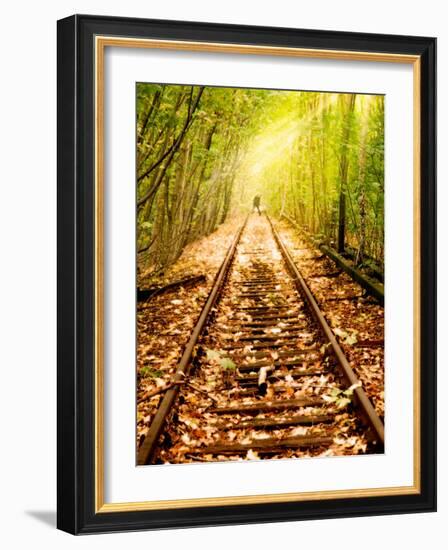 Light at the End of the Line-Nathan Wright-Framed Photographic Print