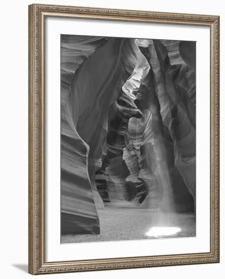Light Beams Down into Upper Antelope Canyon on the Navajo Reservation Near Page, Arizona, Usa-Chuck Haney-Framed Photographic Print