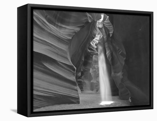 Light Beams Down into Upper Antelope Canyon on the Navajo Reservation Near Page, Arizona, Usa-Chuck Haney-Framed Premier Image Canvas