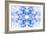 Light Blue Kaleidoscope Background-Steve18-Framed Art Print