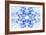 Light Blue Kaleidoscope Background-Steve18-Framed Art Print