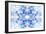 Light Blue Kaleidoscope Background-Steve18-Framed Art Print