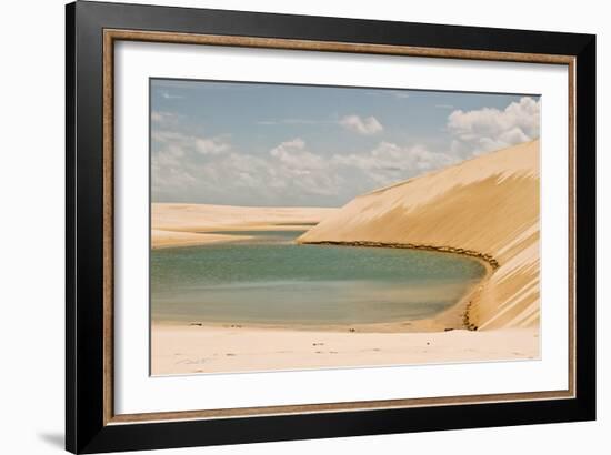 Light Blue Lagoa-Daniel Stanford-Framed Art Print