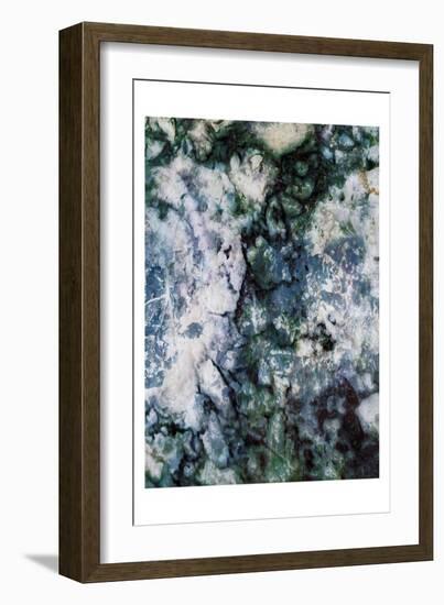 Light Blue Smog Abstract-Milli Villa-Framed Art Print