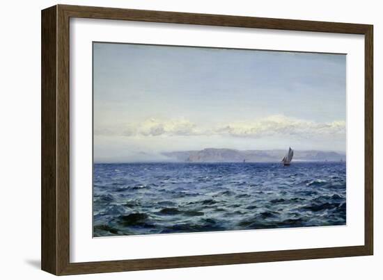 Light Breeze Off Dodman at Mevagissey, Cornwall, 1881-Henry Moore-Framed Giclee Print