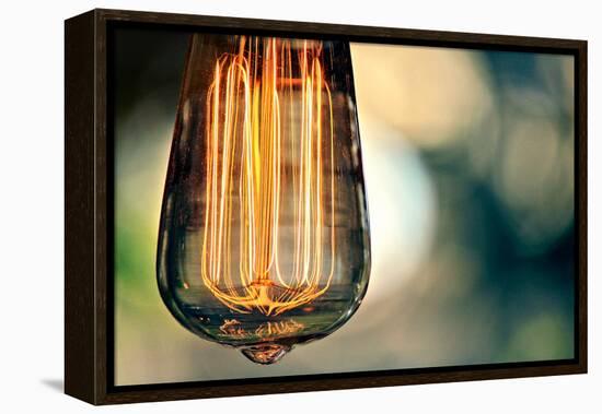 Light Bulb Closeup-null-Framed Stretched Canvas