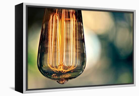 Light Bulb Closeup-null-Framed Stretched Canvas