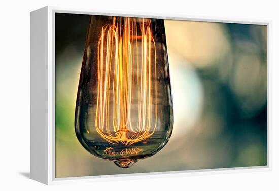 Light Bulb Closeup-null-Framed Stretched Canvas