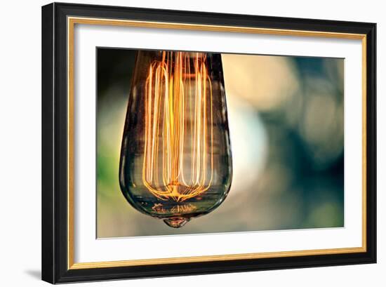 Light Bulb Closeup-null-Framed Photo