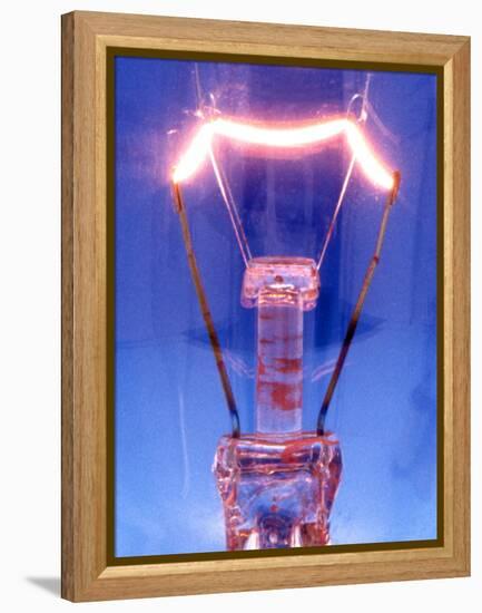 Light Bulb Filament-Victor De Schwanberg-Framed Premier Image Canvas