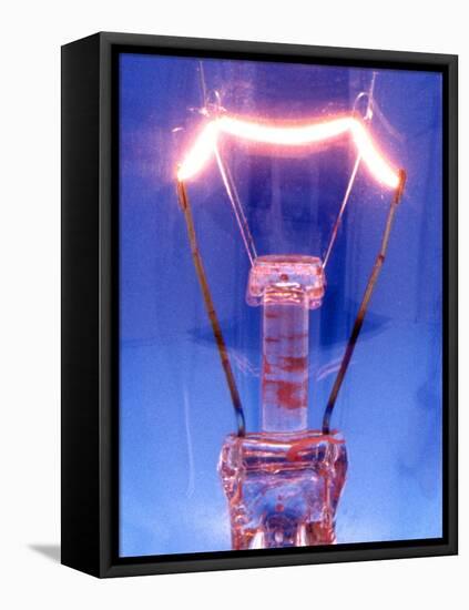 Light Bulb Filament-Victor De Schwanberg-Framed Premier Image Canvas