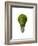 Light Bulb with Tree Inside Glass, Isolated on White Background-null-Framed Premium Giclee Print