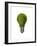 Light Bulb with Tree Inside Glass, Isolated on White Background-null-Framed Art Print