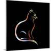 Light Cat-Ata Alishahi-Mounted Giclee Print