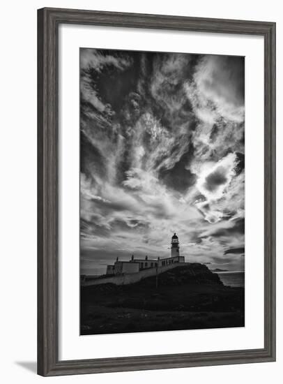 Light Change Over Lighthouse-Rory Garforth-Framed Photographic Print