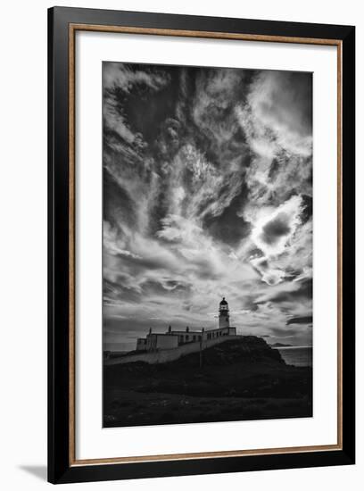 Light Change Over Lighthouse-Rory Garforth-Framed Photographic Print