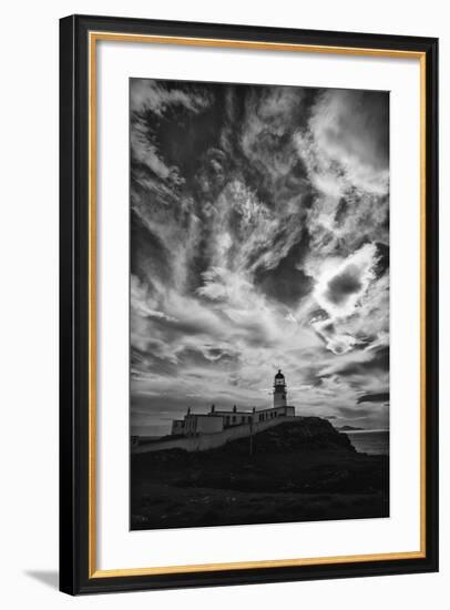 Light Change Over Lighthouse-Rory Garforth-Framed Photographic Print